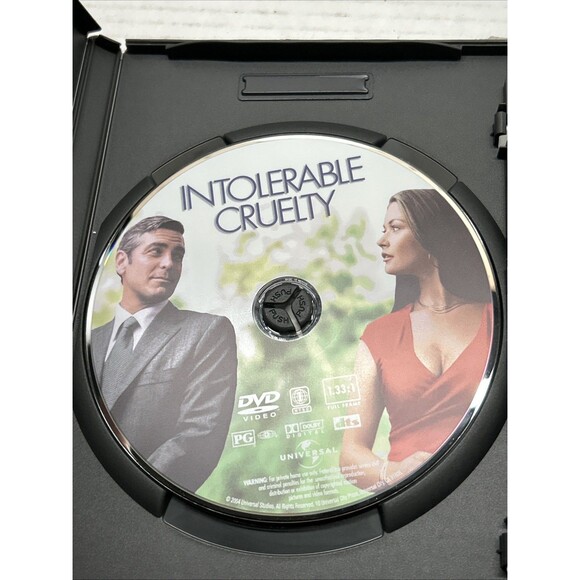 Intolerable Cruelty (DVD) Full Screen, PG-13, Universal Pictures, Region 1 - Picture 3 of 3
